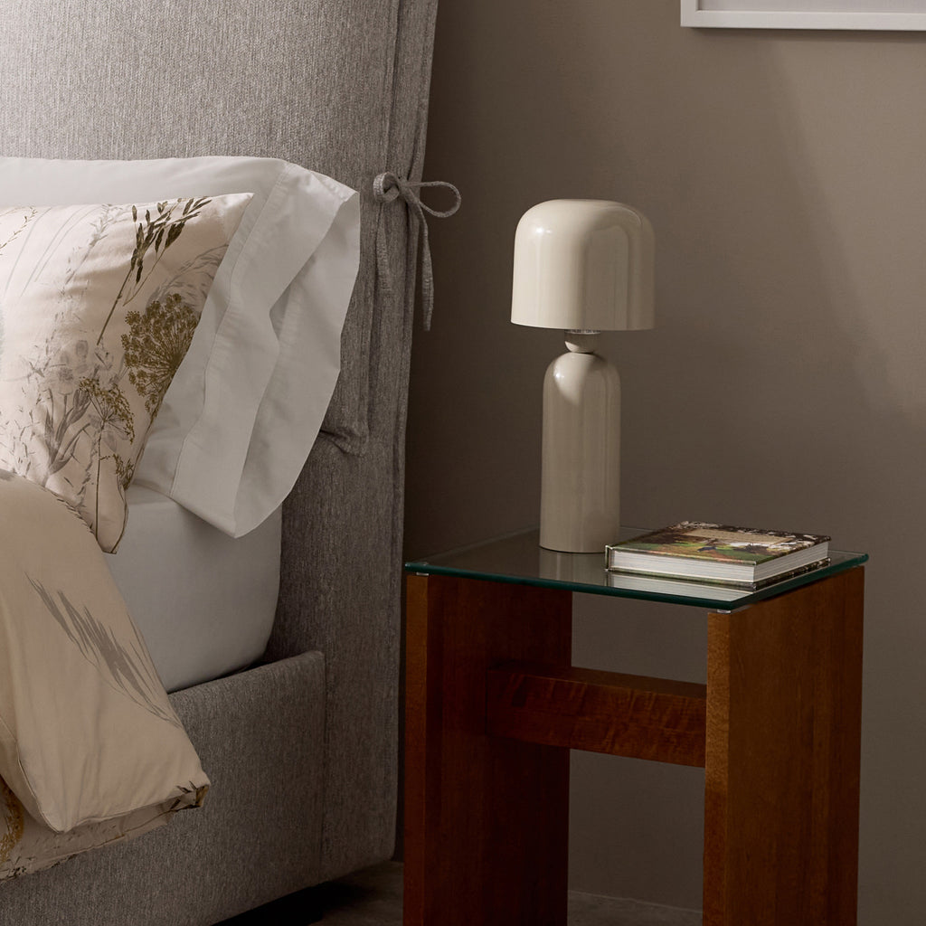 Echo Gloss Table Lamp Taupe