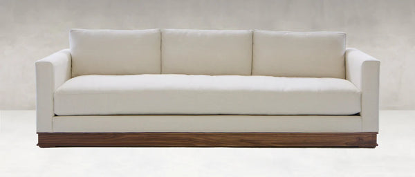 Base Sofa Ivory/Wood