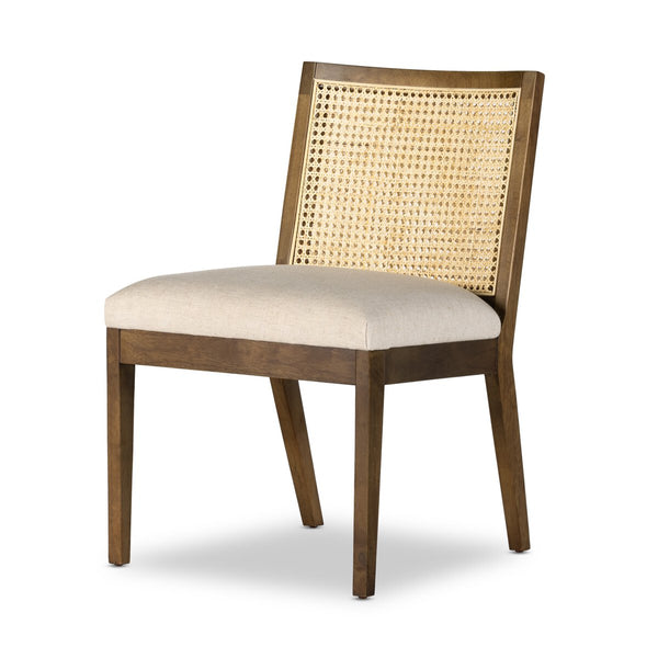 Antonia Cane Armless Dining Chair Toasted Parawood