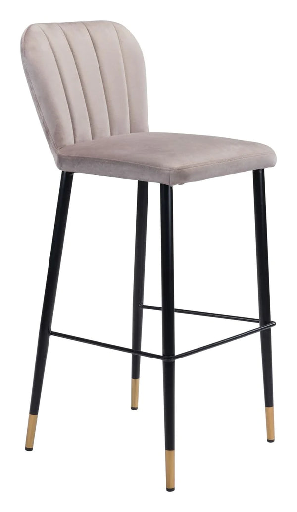 Manchester Gray Bar Chair (Set of 2)