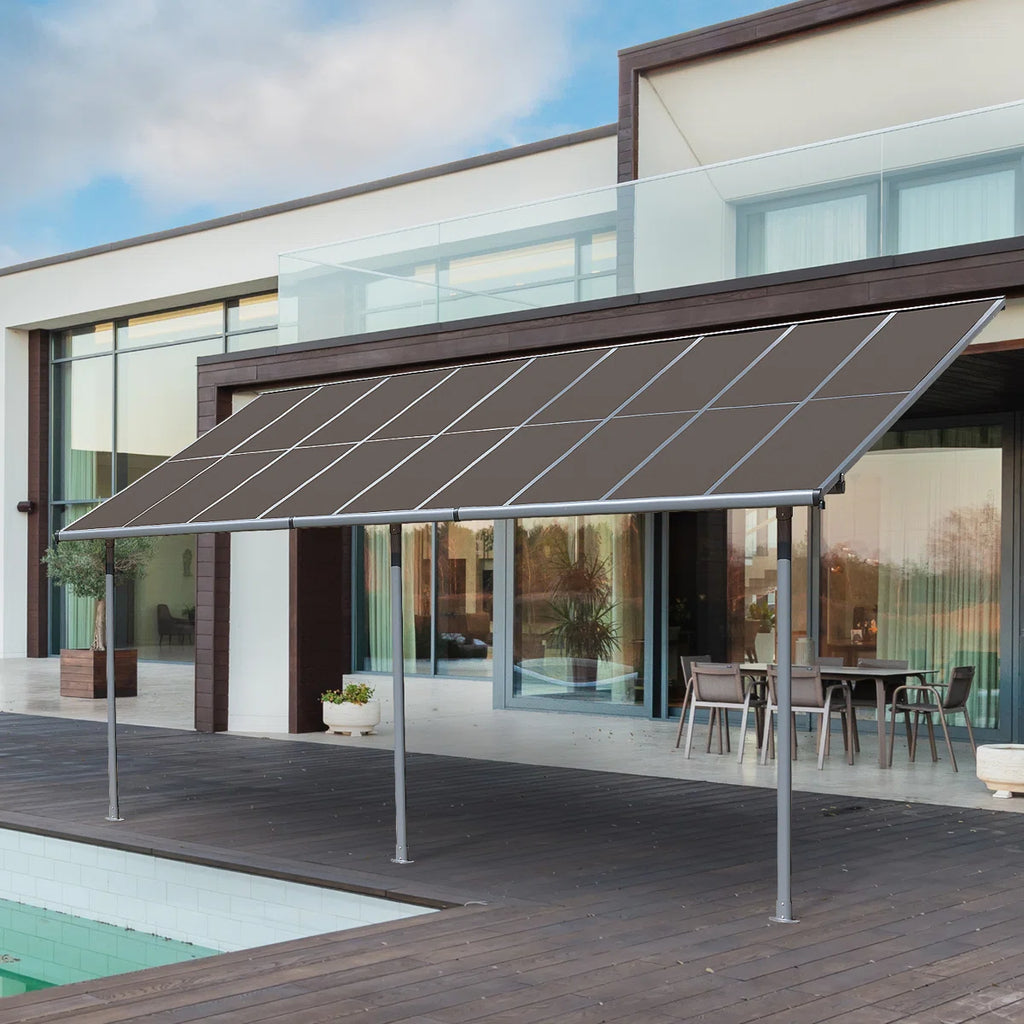 10 Ft. D Aluminum Patio Pergola