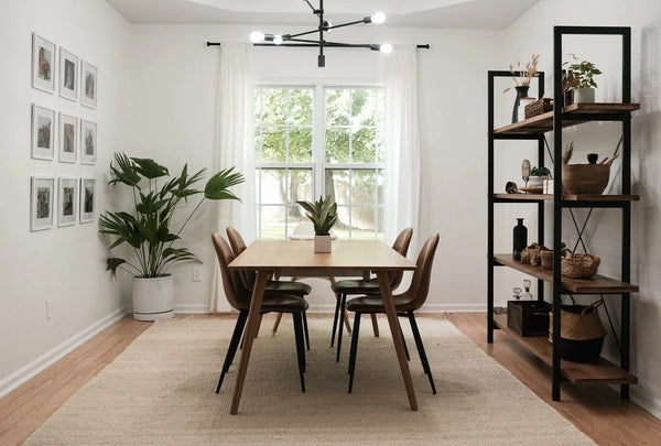Oakmont Walnut Dining Table for 6