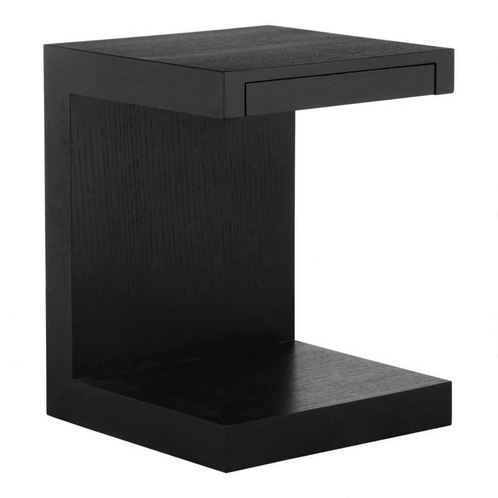 Zio Side Table Black Oak