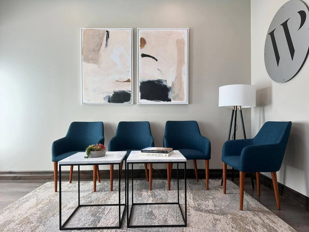 Shadow Blue & Walnut Dining Chair (Set of 2)