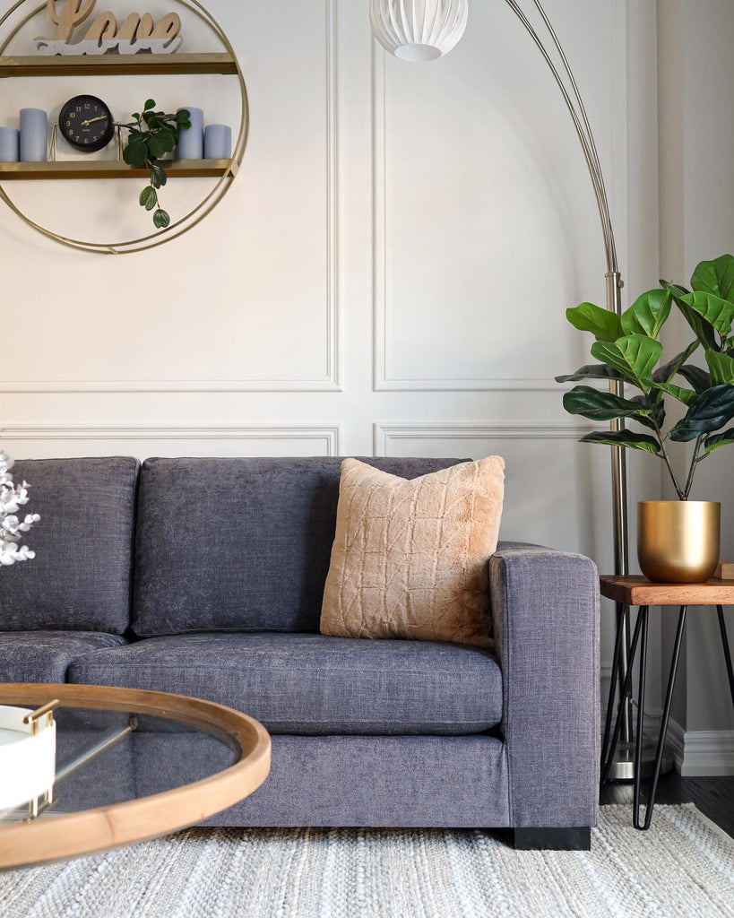 ^_^ 　NOANA sofa 3seater Malibu 3-Seater Sofa Slate Grey – The Furniture Shop - Toronto