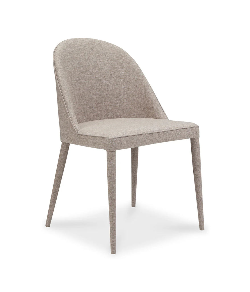 Burton Dining Chair (Set of 2) Fabric Grey
