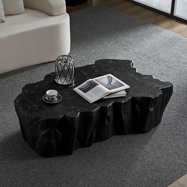 Everlyn Quinn 48.62 Inch Unique Shape Coffee Table