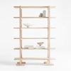 Haldeman Pine Wood Open Bookcase