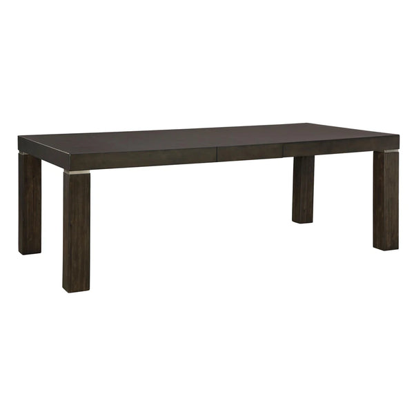 Hyndell Rectangular Dining Room Extension Table- Dark Espresso