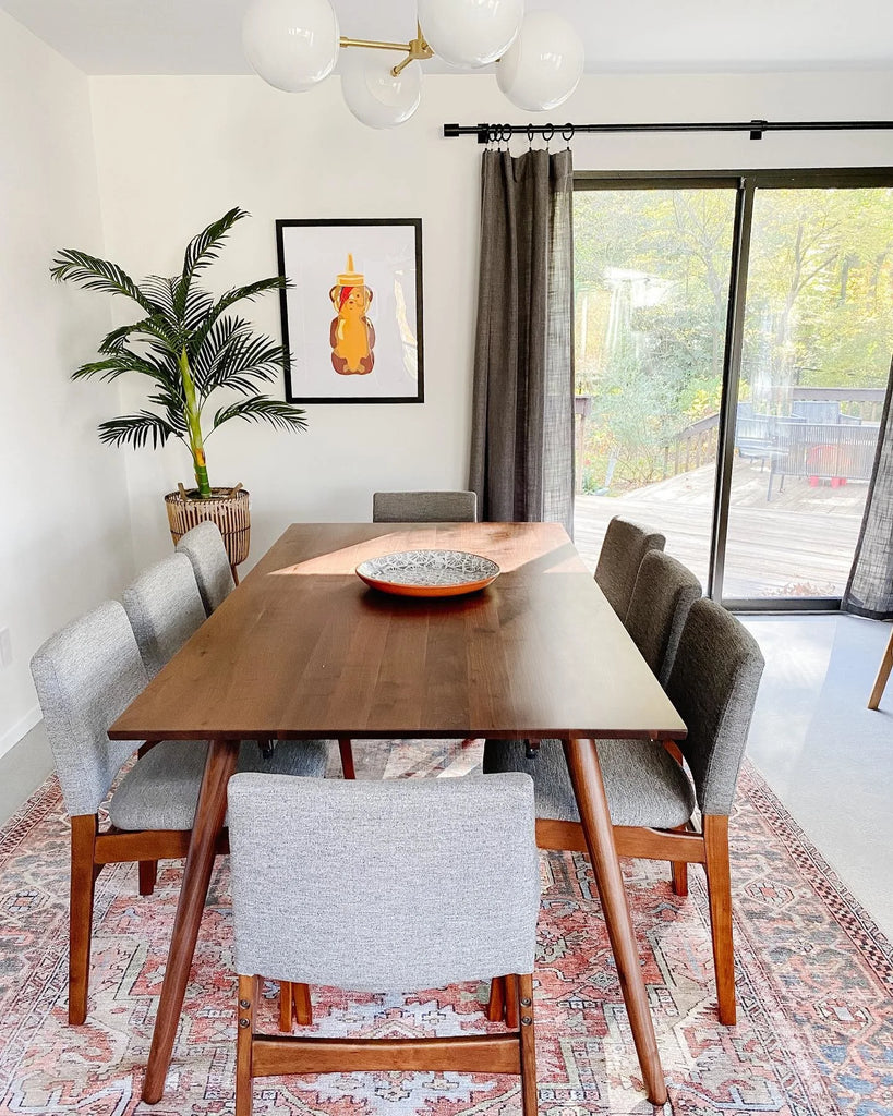 Westwood Walnut Dining Table for 8 - Mid-Century