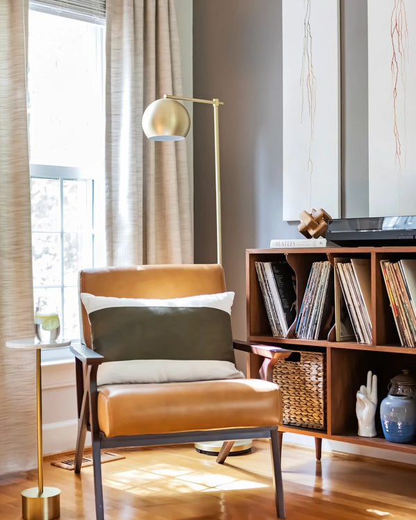 Kanso Tan & Walnut Lounge Chair