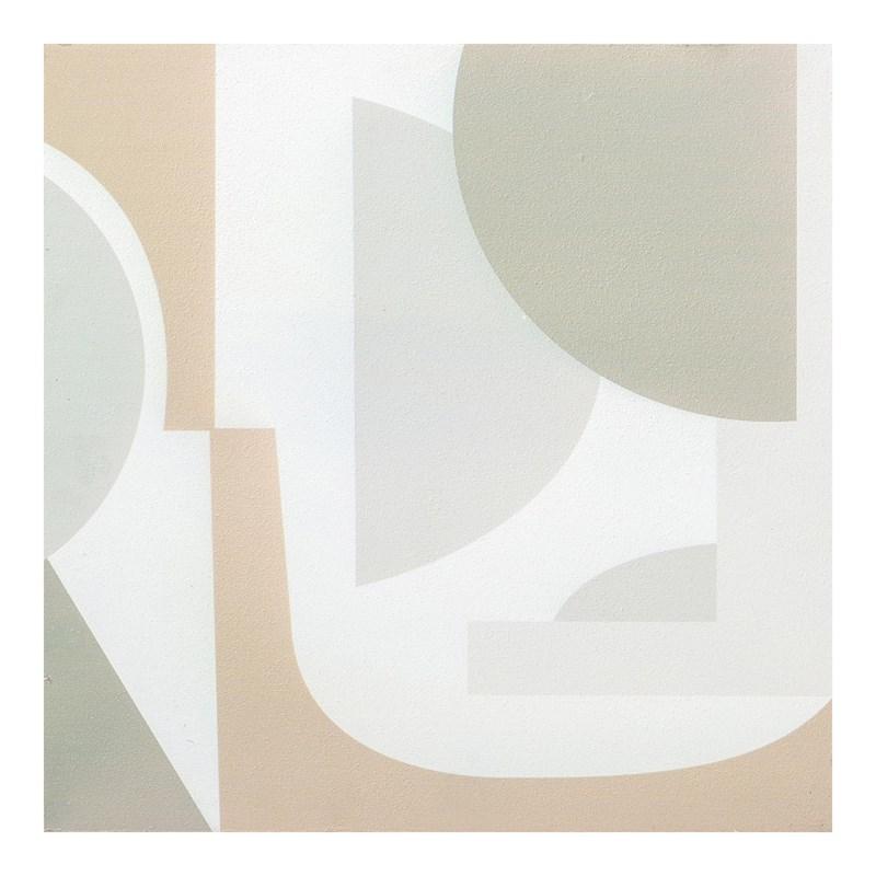 Affinity II Pastel Hues Beige/Gray Print Art