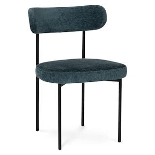 Viarsi Blue/Black Dining Chair (Set of 2)