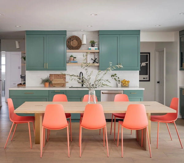 Coastal Coral Dining Chair