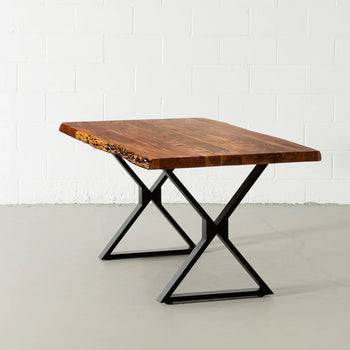 Natural Live Edge Table -6 Seater