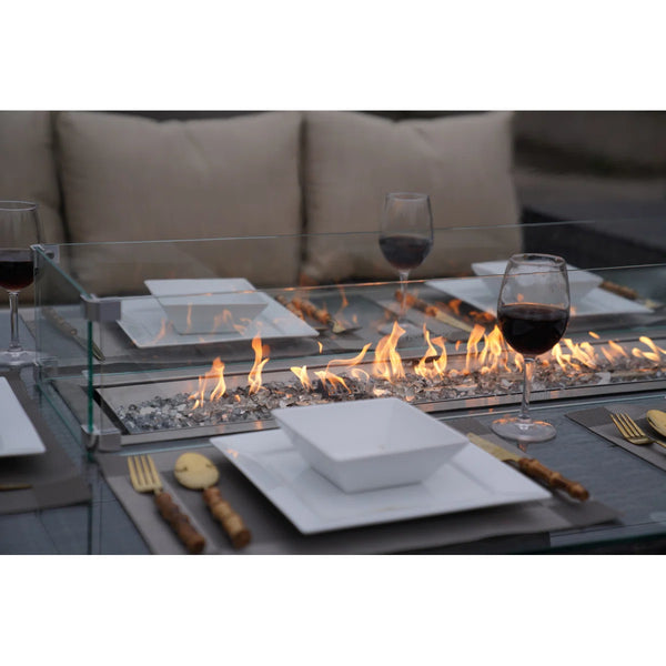 Aerial 8 - Person Patio Conversation Sets with Cushions