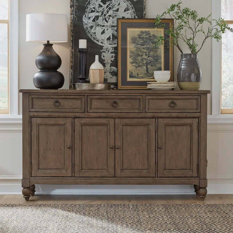 Aisja 72" Wide Dining Buffet Brown