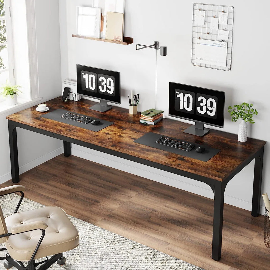 Alyzia 78.8" W Rectangle Computer Desk