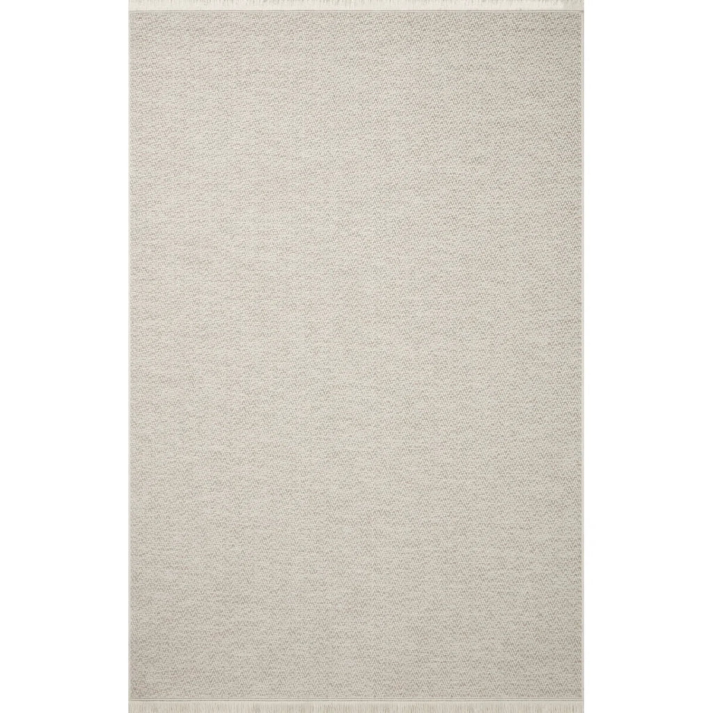Amber Lewis x Loloi Malibu Ivory / Dove Indoor / Outdoor Area Rug