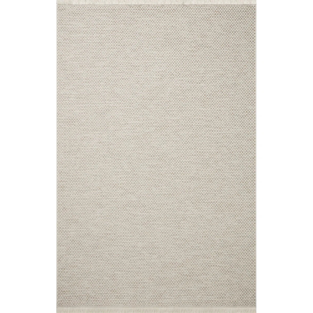 Amber Lewis x Loloi Malibu Ivory / Dove Indoor / Outdoor Area Rug