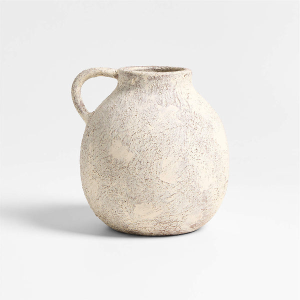 Antiguo White Terracotta Vase 8