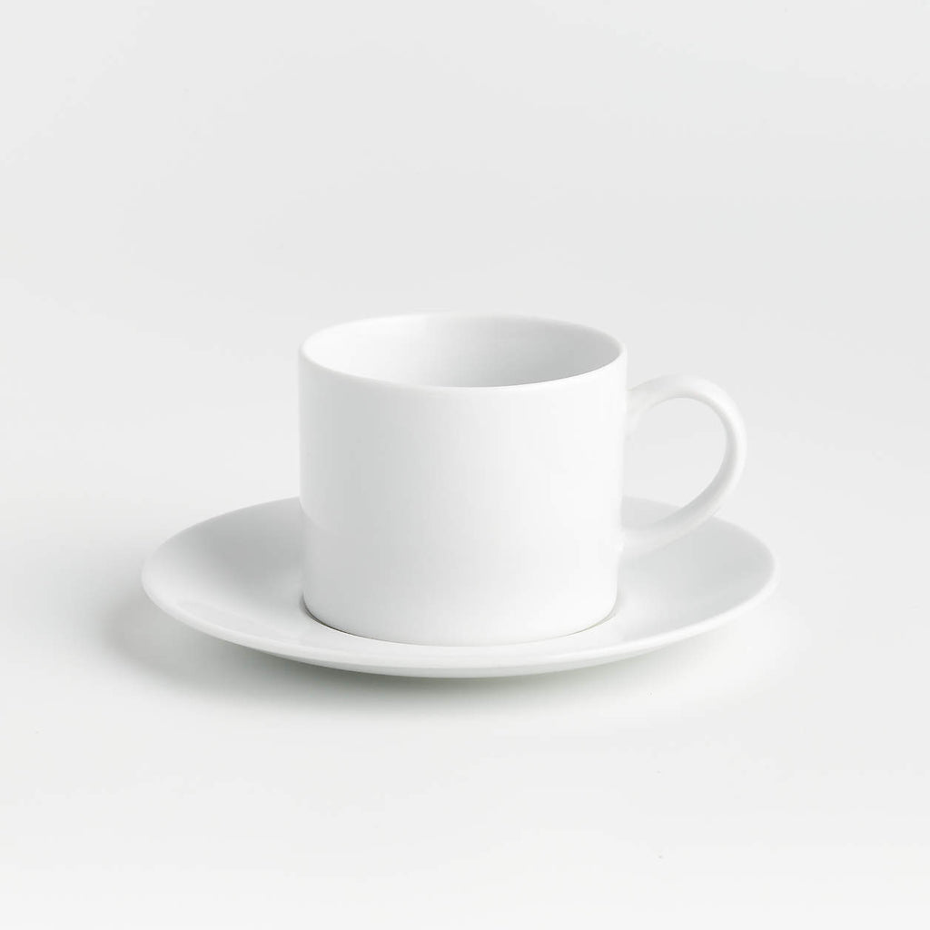 Aspen 9-oz. Porcelain Cup and Saucer