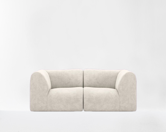 Teli Helium Cloud Loveseat Sofa