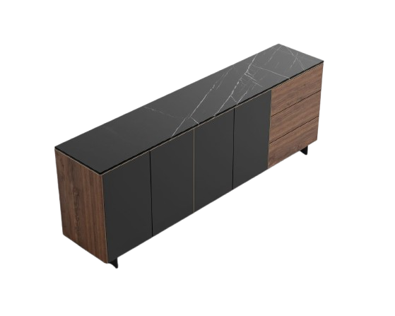 Augus Sideboard - Black Marble