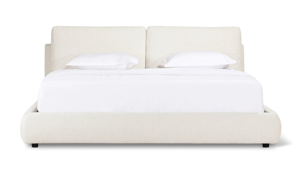 Cloud Bed – Queen, Cream Boucle
