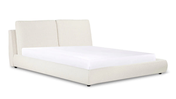 Cloud Bed – Queen, Cream Boucle