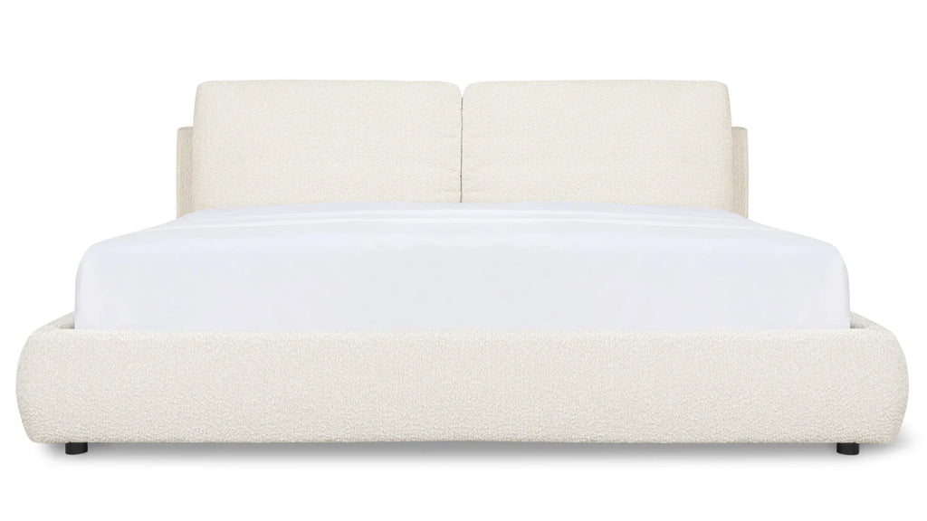 Cloud Bed Queen, Cream Boucle