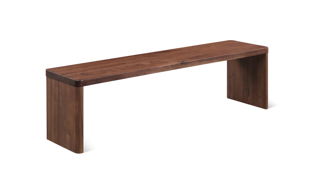 Form Bench Seats 3, Walnut