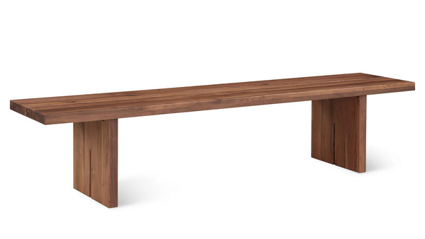 Plane Walnut Bench for 5