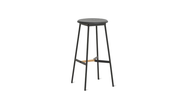 Take The Edge Off Black Metal Bar Stool