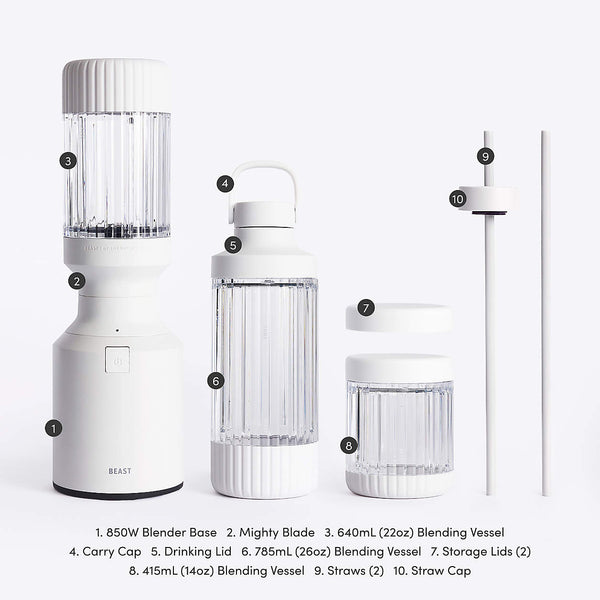 Beast ® Blender Mighty 850 Plus in Cloud White
