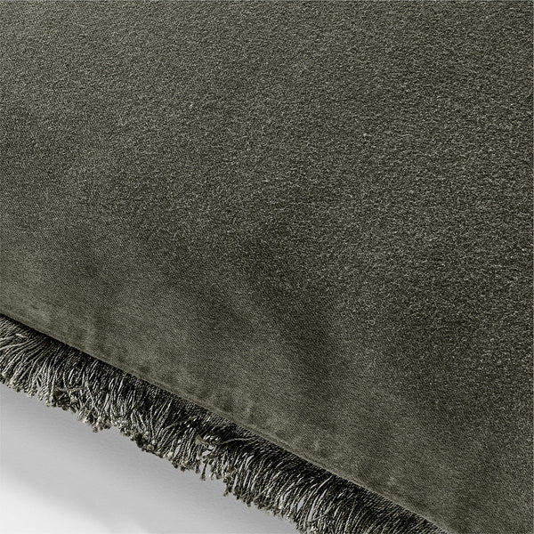 Bettie Forest Green Velvet Throw Pillow Cover 20