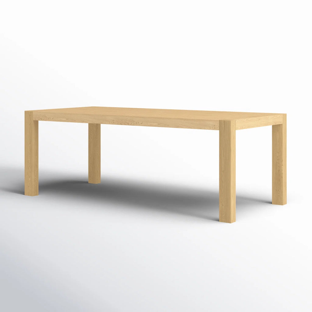 Block 84" Solid Wood Dining Table, All Modern