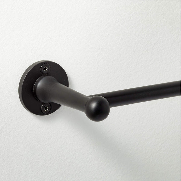 Boule Black Towel Bar 18