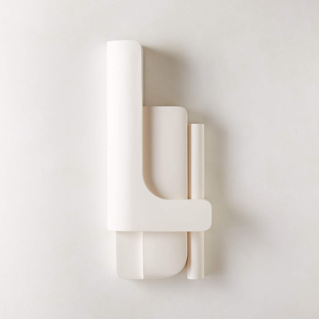 Brazilian White Concrete Wall Decor Panel I
