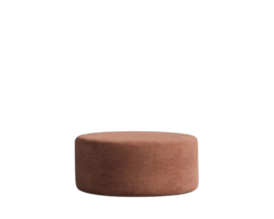 Cova Pouf Ottoman – Copper Tan