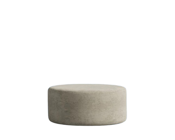 Silicon Sand Round Pouf Ottoman