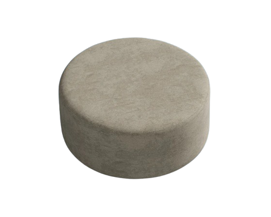 Silicon Sand Round Pouf Ottoman