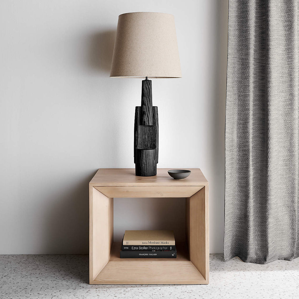 Vernon 26" Natural Wood End Table