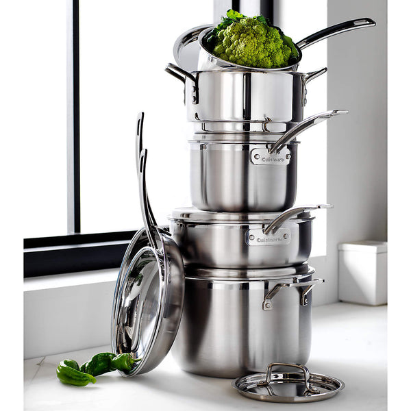 Cuisinart ® MultiClad Pro™ 12-Piece Tri-Ply Stainless Steel Cookware Set