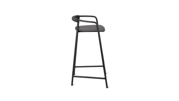 Slow Mornings Counter Stool Black/Black