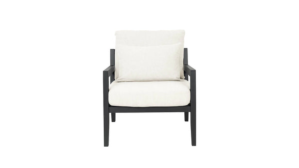 Always There Lounge Chair-  Black Oak/Cream