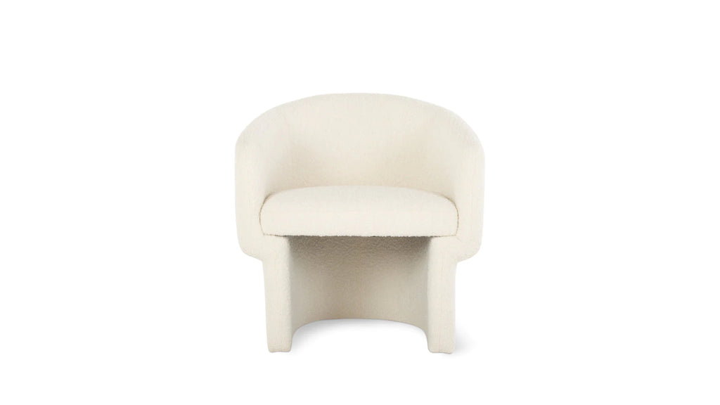 Snow Bouclé Lounge Chair