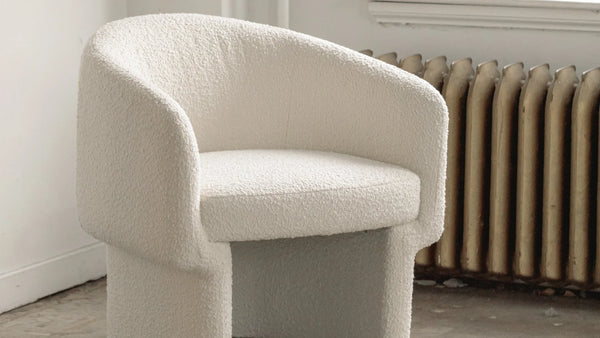 Snow Bouclé Lounge Chair