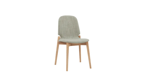 Dine In Dining Chair  Oak/Taupe Fabric