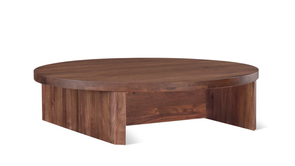 Walnut Coffee Table Round